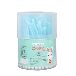 Tăm bông trẻ em hai đầu dùng một để vệ sinh tai, ngoáy tai và tăm bông mỹ phẩm tẩy trang A4251