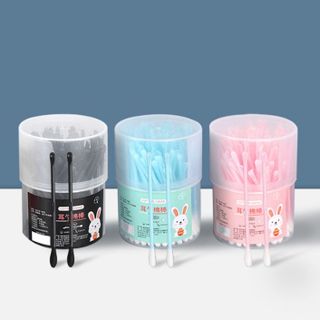 Tăm bông trẻ em hai đầu dùng một để vệ sinh tai, ngoáy tai và tăm bông mỹ phẩm tẩy trang A4251