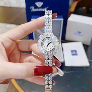 ĐỒNG HỒ NỮ CHÍNH HÃNG FUNMEI F2054 ĐÍNH SWAROSKI FULLBOX TEM HÃNG