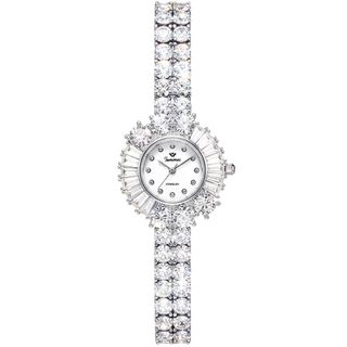 ĐỒNG HỒ NỮ CHÍNH HÃNG FUNMEI F2054 ĐÍNH SWAROSKI FULLBOX TEM HÃNG