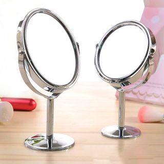 Gương trang điểm để bàn hai mặt độ nét cao một mặt phóng đại để bàn nhỏ A3711