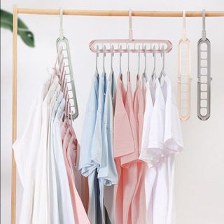 Móc Treo Quần Áo Đa Năng 9 Lỗ Tiện Dụng A3332