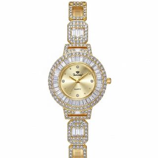 ĐỒNG HỒ NỮ CHÍNH HÃNG FUNMEI F2062 ĐÍNH ĐÁ SWAROSKI FULLBOX TEM HÃNG