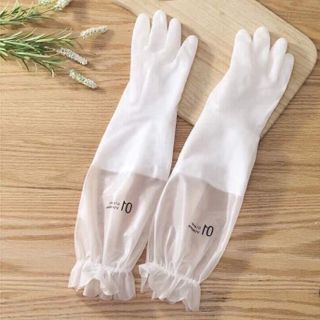 Găng Tay Rửa Chén Bát Siêu Dai Cổ Cao Có Chun Chống Tụt Chống Nước  Mã Mới A4133