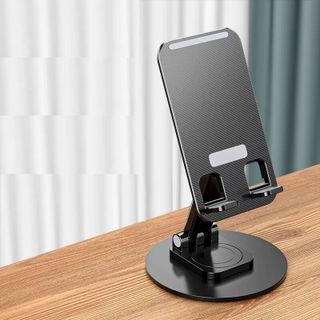 Giá Đỡ Điện Thoại Chân Tròn Xoay 360 Độ Để Bàn Nhựa A3521