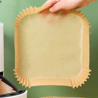 Bịch 50 Giấy Nến Lót Nồi Chiên Không Dầu Hình Vuông Đựng Thực Phẩm Chống Dính Nồi A2922