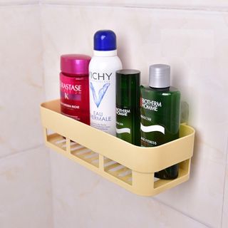 Kệ Nhà Tắm Phòng Bếp Dán Tường Kệ Đựng Mỹ Phẩm Gia Vị Treo Tường Hình Chữ Nhật A4451