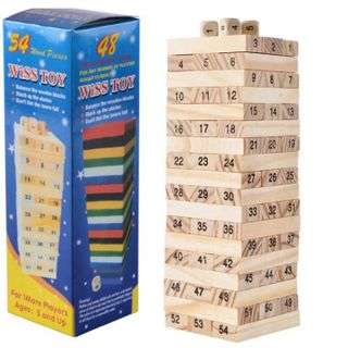 Đồ Chơi Rút Gỗ 54 Thanh Loại To Thông Minh Cho Bé ( LOẠI TO) A4311