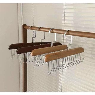 Móc Gỗ Treo Đồ Lót Quần Áo Tất Vớ Cà Vạt Áo 2 Dây A3211