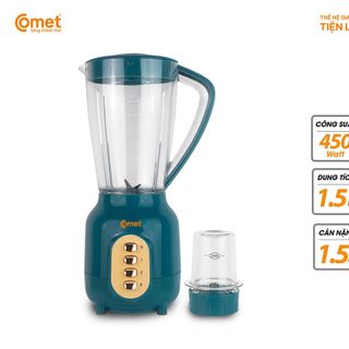 MÁY XAY SINH TỐ 2 CỐI NHỰA COMET CM9952