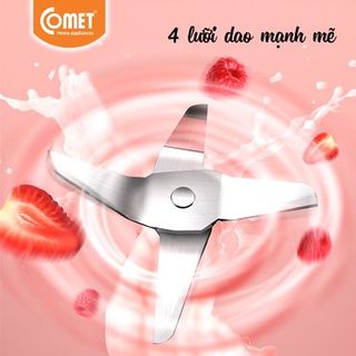 MÁY XAY SINH TỐ 2 CỐI NHỰA COMET CM9952