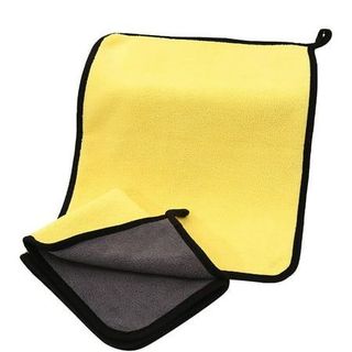 Khăn Lau Đa Năng Màu Vàng Lau Ô Tô Xe Hơi lau bếp lau kính lau tay 2 lớp siêu sạch siêu thấm hút A3844