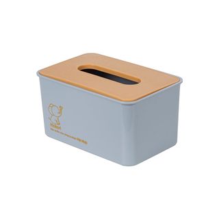 Hộp Đựng Giấy Ăn Để Bàn Nắp Nhựa Giả Gỗ, Hộp Giấy Ăn Hình Chữ Nhật Để Bàn Tiện Dụng Cho Quán Ăn Nhà Hàng (2739) A4162