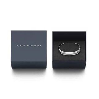 CUFF CAO CẤP NAM VÀ NỮ DANIEL W MÀU BẠC BA SỌC FULLBOX