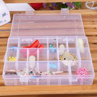 Hộp Đựng Trang Sức Nhiều Ngăn Mini Trong Suốt Có Thể tháo Ráp Các Ngăn A3231