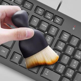 Chổi phủi bụi vệ sinh nội thất ô tô lông ngắn sợi mềm Chổi quét bụi vệ sinh khe hở bàn phím đa năng A3622