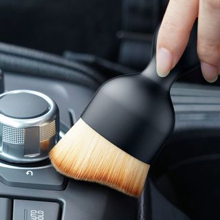 Chổi phủi bụi vệ sinh nội thất ô tô lông ngắn sợi mềm Chổi quét bụi vệ sinh khe hở bàn phím đa năng A3622