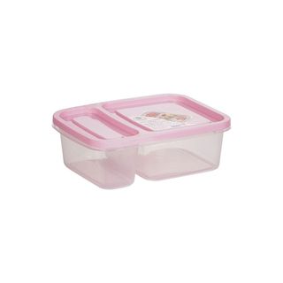 Hộp Nhựa Đựng Thực Phẩm 2 Ngăn Việt Nhật, Hộp Đựng cơm Văn Phòng (6486) A3572