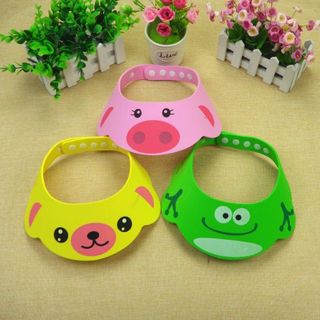 Nón Tắm Gội Đầu chắn Nước Cho Bé Mũ Tắm Khô Tóc Hình Thú Cho Bé A3851