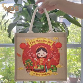 Túi Vải Đay -Túi Xách Mẫu Tết