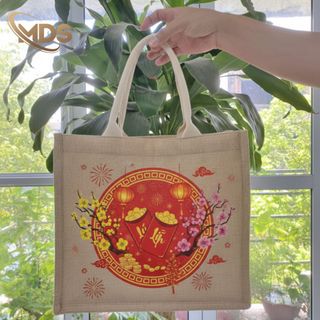 Túi Vải Đay -Túi Xách Mẫu Tết