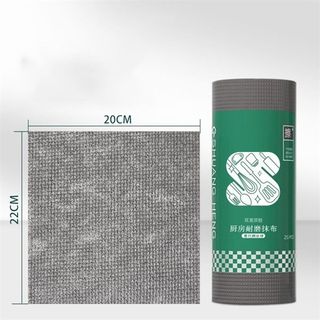 Cuộn Khăn Lau Bếp Than Đen, lau đồ vật đa năng tái sử dụng nhiều lần A4121