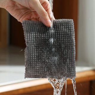 Cuộn Khăn Lau Bếp Than Đen, lau đồ vật đa năng tái sử dụng nhiều lần A4121