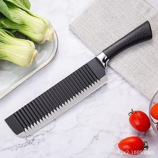 Dao Thái Nhật Lưỡi Gợn Sóng ASAKH Bằng Thép Không Gỉ A3531