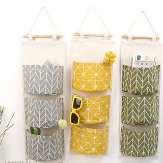 Túi Vải Đựng Đồ Treo Tường 3 Tầng Đựng Đồ Cá Nhân Trang Điểm Vật Dụng Đa Năng A4011