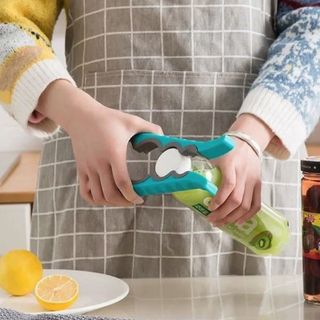 Dụng cụ mở nắp chai chống trượt 4in1 mở chai bốn vị trí, dụng cụ vặn nắp hộp mở nắp chai các loại A3611