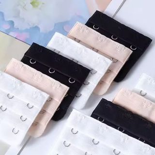 Khóa mở rộng áo ngực ba hàng, ba móc, đồ lót nữ, khóa siêu dài, áo ngực, khóa dán ba hàng, phụ kiện quần áo A4242