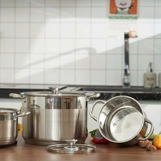 Bộ Nồi Kailer Inox 3 Món 5 Lớp Đáy KL-6668 Bộ Nồi Kailer Inox 3 Món 5 Lớp Đáy KL-6668