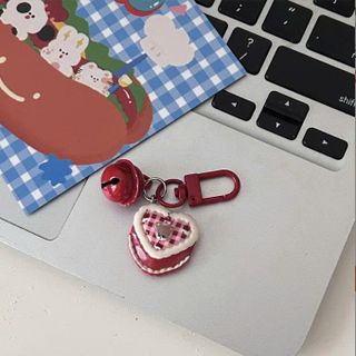 MÓC KHÓA CHARM BÁNH GIÁNG SINH KÈM CHUÔNG