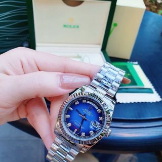 ĐỒNG HỒ NAM CAO CẤP ROLET MÁY CƠ LỊCH THỨ VÀ NGÀY SIZE VỪA NAM NỮ