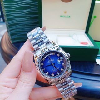 ĐỒNG HỒ NAM CAO CẤP ROLET MÁY CƠ LỊCH THỨ VÀ NGÀY SIZE VỪA NAM NỮ