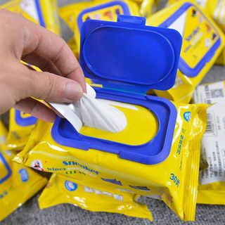 Khăn Giấy Lau Giày Siêu Sạch Hộp 30 Tờ Siêu Hot Không Hoá Chất Làm Hại Da Tay A4733