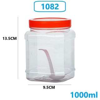 Hũ Keo Nhựa Việt Nhật Đựng Gia Vị, Lọ Đựng thực phẩm Hạt Ngũ Cốc, Hộp thực phẩm (1081-1082) A5641