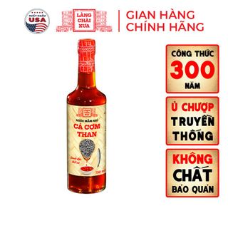 [CHAI THUỶ TINH 750ML] 01 Chai Nước mắm nhỉ cá cơm than truyền thống Làng Chài Xưa sánh đặc thịt cá 300 năm truyền thống