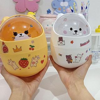 THÙNG RÁC ĐỂ BÀN MINI HÌNH THÚ DỄ THƯƠNG