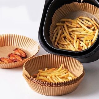 Set 50 Miếng Giấy Nến Lót Nồi Chiên Không Dầu - Giảm Thiểu Tối Đa Dầu Mỡ Bám Vào Nồi Chiên A5321