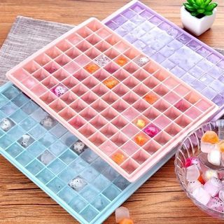 Khay Làm Đá Kim Cương 96 Ô, Khuôn Nhựa Làm Thạch 96 Viên Để tủ lạnh tiện lợi A5732