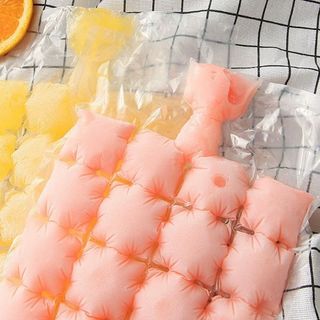 Bịch 10 Túi làm đá 24 Viên dùng một lần khuôn đá viên tự niêm phong có thể xé được, khuôn làm thạch rau câu A4941