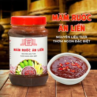 [Tặng ớt rim] Combo Lục vị Làng Chài Xưa gồm Kho quẹt, Sốt muối chấm, Mắm ruốc ăn liền, Muối tôm, Cá giã, Sốt sò điệp