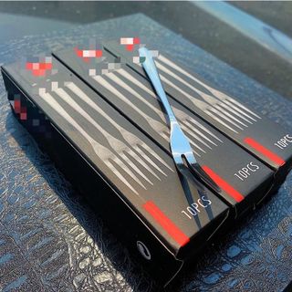 Hộp 10 Nĩa Xiên Trái Cây, Đồ Nướng, Ăn Hải Sản, Nĩa Xiên ốc Chất Liệu Inox 304 Cao Cấp A4833