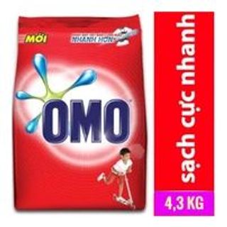 Bột Giặt Omo túi 4,3 kg Thùng 3 túi