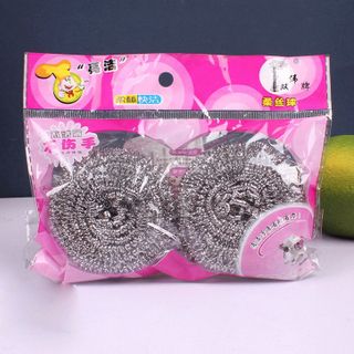 [ Combo 2 ]Túi 2 Búi Cước Sắt Rửa Chén Bát Cọ Xoong Nồi, Miếng Rửa Chén Cước Sắt Đa Năng Tiện Dụng A4951