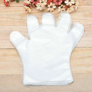 Bịch 100 Gram Găng Tay PE trong suốt dùng 1 lần, găng tay nấu ăn, bao tay dọn dẹp vệ sinh siêu dai A5331