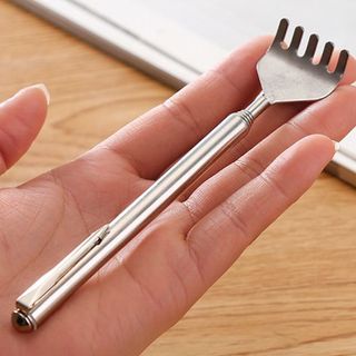 Cây Gãi Ngứa Inox Massage Cây Gậy Gãi Lưng Không Gỉ Gấp Gọn Kéo Dài 50CM L0112