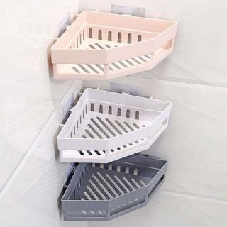 Kệ Nhà Tắm Dán Tường Tam Giác, Kệ Đựng Gia Vị Hokori Việt Nhật Dày Dặn Dán Tường Đựng Đồ Đa Năng (5610) A5532