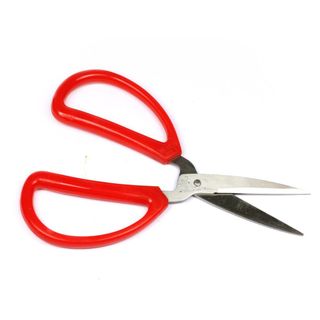 Kéo Cắt Đa Năng Cán Đỏ Trơn, Kéo Cắt Thực Phẩm Nhà Bếp Nấu Ăn A4923